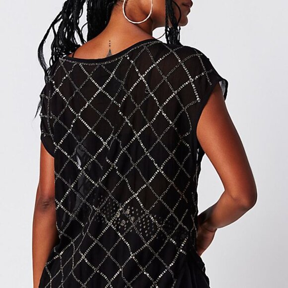 Free People Nightfall Tunic NWOT Size Small - Picture 2 of 8